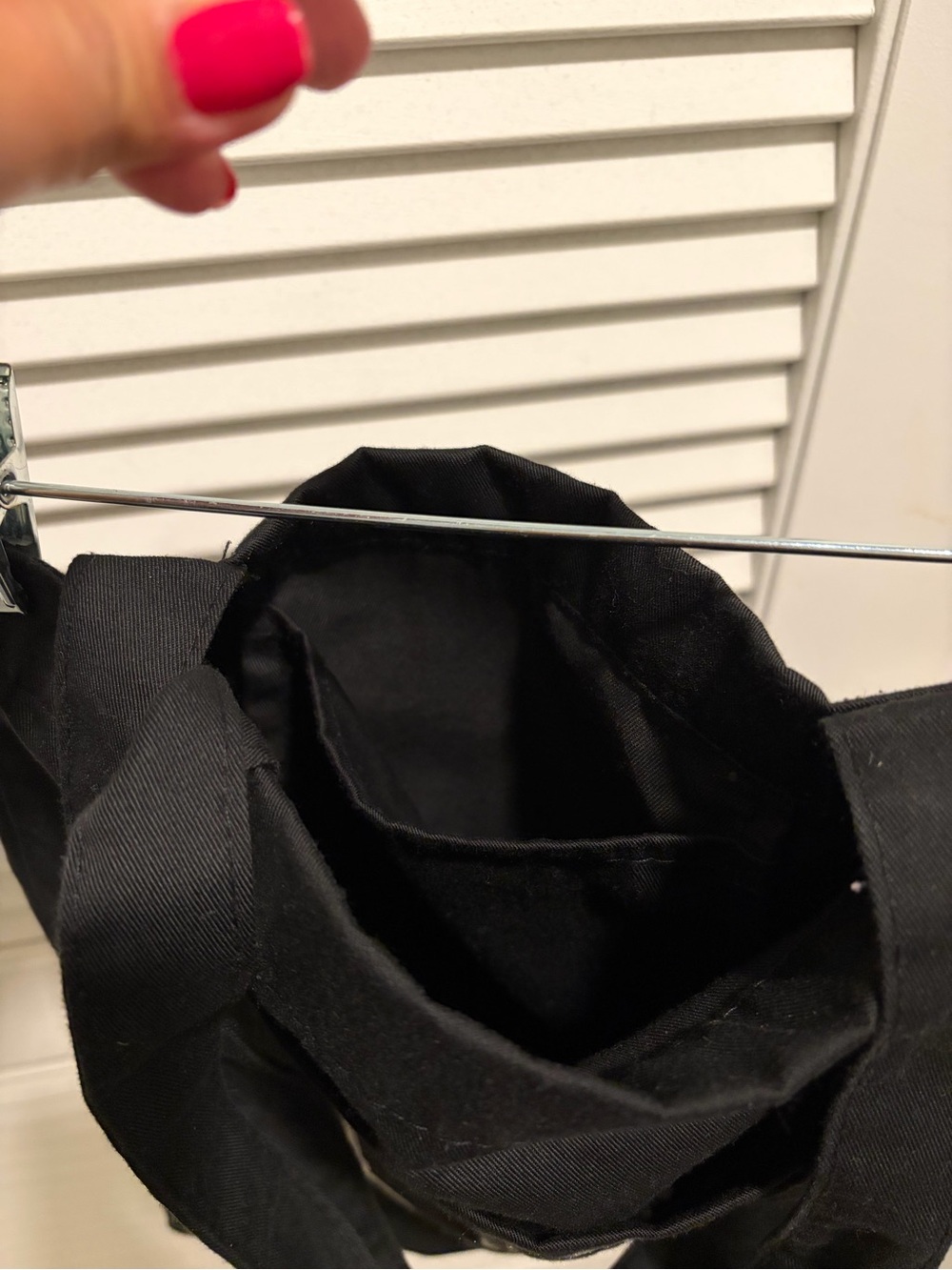 Opening Ceremony Black Tote with White Logo Patch - Picture 6 of 6